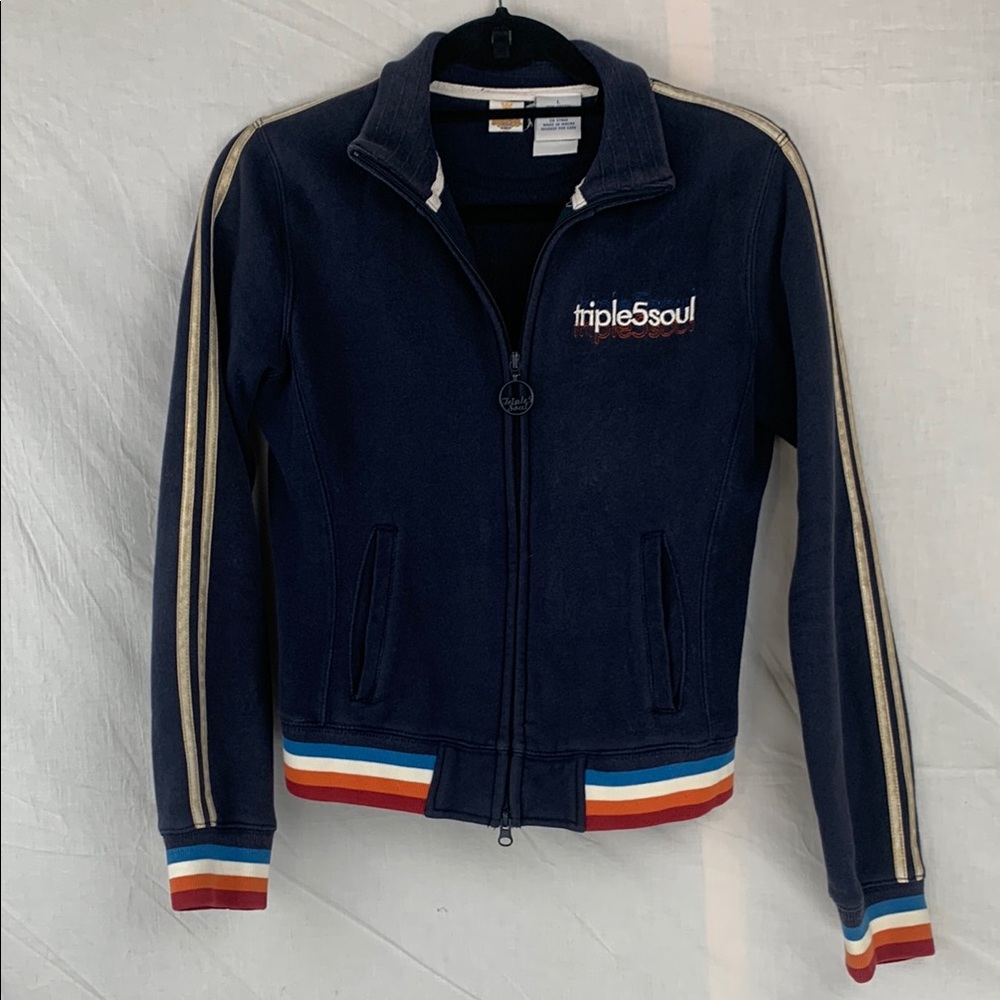 Y2K Triple Five Soul Navy Jacket